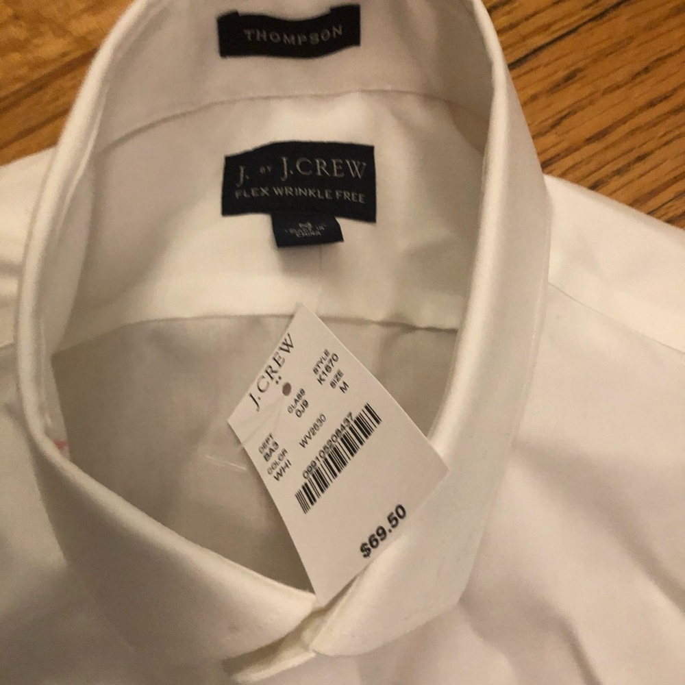 JCrew Men’s Shirt, White M